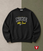 دورس سه نخ خارخورده مردانه و زنانه Nike مشکی قواره باکسی، با ضمانت یاشار استایل